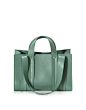 Corto Moltedo Costanza Beach Club Medium Sage Nappa Leather Tote : Costanza Beach Club Medium Sage Nappa Leather Tote crafted in supple nappa leather, is the perfect bag for running errands, commute or weekend get-away that will become your go-to bag seas