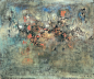 小桥流水
艺术家：赵无极
年份：1955
材质：布面油画
尺寸：46 x 55 CM