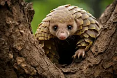 保护野生动物特化物种穿山甲