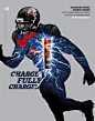 Gatorade Benefit Project : Gatorade has partnered with artists from around the world to create a dynamic print campaign featuring star athletes representing different sports such as NFL, Baseball, Tennis and Athleticism. The campaign features illustration