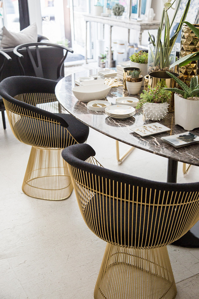 Brass and Wool Curve...