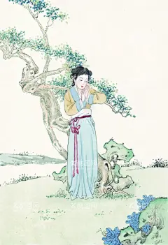 仕女图   - 源文件下载【酷图网】仕女图,古代仕女图,古代美女,仕女工笔画,仙女,
