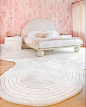 Pretty in Pink Bedroom - The English Room : Cara Woodhouse Interiors has recently completed a killer bedroom in the current Holiday House Hamptons. Her Instagram and portfolio has shared some great shots of this modern pink marvel.   Those walls are DIVIN