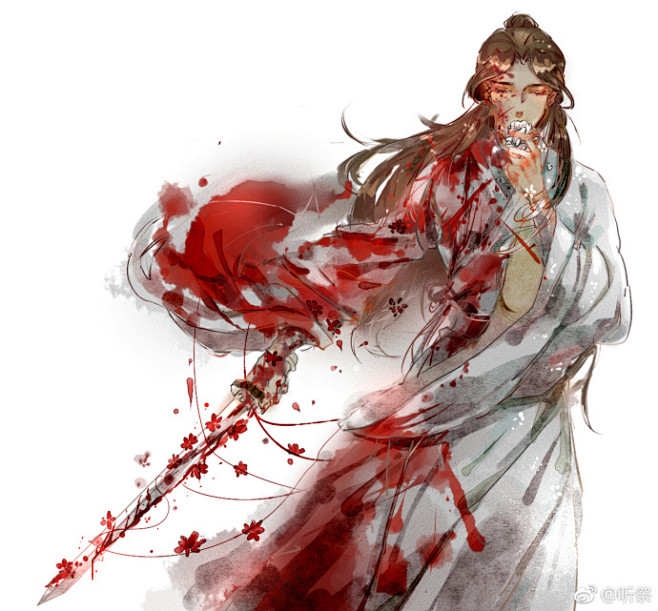 天官赐福花怜超话020202谢怜超话0202右手执剑左手葬花67