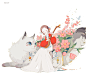 大猫猫系列~~~~_舞小仙__插画师作品_涂鸦王国gracg.com