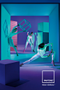 PANTONE Make it brilliant Brand Campaign : This campaign direction tells the story of “creating with color” through experimentation and articulating dimensionality for each of the three areas of Pantone’s core products. How space is activated and engaged