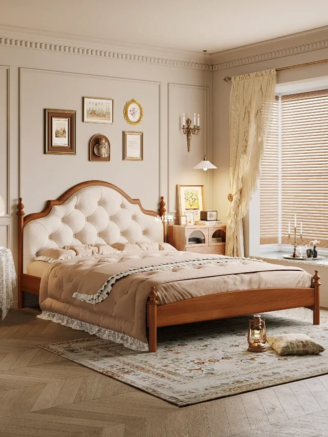 一眼就爱上的美式复古床！氛围感拉满！！