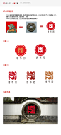 LOGO 延伸吉祥物貔貅的侧面，结合中国古代钱币的外形 。LOGO整体大气，中国韵味十足，貔貅与古代钱币的结合，寓意吉祥，聚财。
LOGO与吉祥物的结合，让大众对潘家园的品牌视觉更统一.