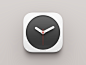 锤子时钟 Smartisan Clock  #App# #icon# #图标# #Logo# #拟物#