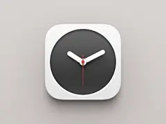锤子时钟 Smartisan Clock  #App# #icon# #图标# #Logo# #拟物#