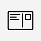 明信片文件信件图标 标志 UI图标 设计图片 免费下载 页面网页 平面电商 创意素材
