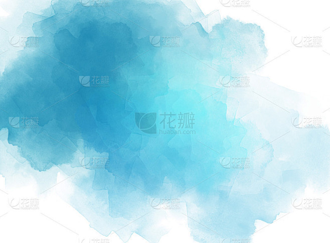 抽象美丽的笔刷彩色纹理水彩插画背景和背景...