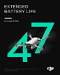 Image by DJI. When we designed the DJIMini 3 Pro, we put flight time at its core. A 47-minute flight time means fewer batteries & more time airborne to make sure you get the shot 