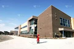 学校操场,多色的,概念和主题,水平画幅,无人,建筑外部,户外,小学,学校,广角
