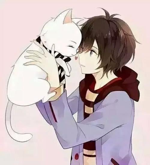 男生抱猫动漫图片的搜索结果_百度图片搜索