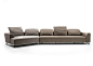 Modular convertible sofa SHEFFIELD | Modular sofa by Longhi
