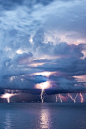 Adriatic sea lightning barrage by weather-photosNET 