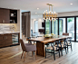 Coastal Mid-Century contemporary-dining-room