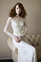 Mira Zwillinger Wedding Dress Collection 2013-2014 | Bridal Musings : A beautiful look at the Mira Zwillinger wedding dress collection 2013-2014. This ethereal collection features delicate hand embroidery and ornate beading.