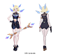 K/DA - League of Legends Fan Skin, Shen YH : I’m a big fan of League of Legends and K/DA.<br/>so I chose some of my favorite champion - Miss Fortune,Riven,Lux and Syndra, try to make their K/DA fan skin.<br/>Let them become superstars!<br/&