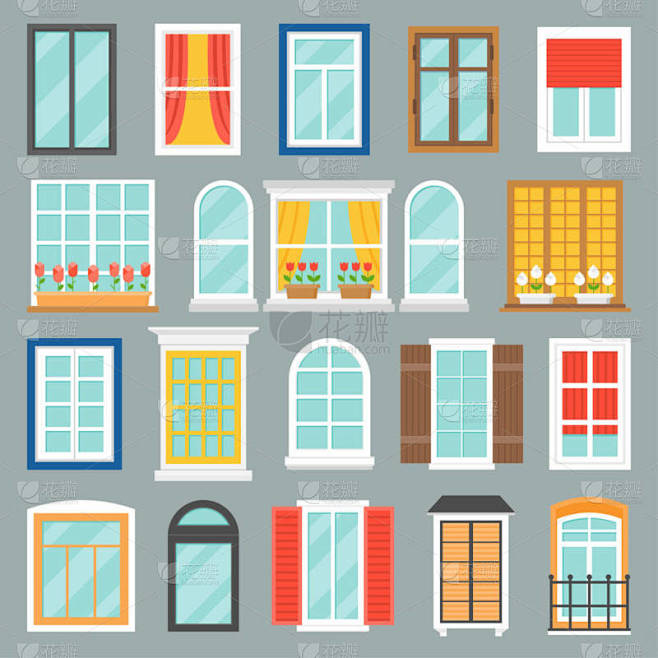 Windows 图标矢量图
