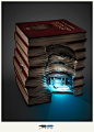 Stabilo - Discover the Book Within : The Stabilo Luminator helps you create a condensed version of any book, just waiting to be discovered.We used a creative blend of photography, CGI & retouching to create 3 visuals for Havas Worldwide and Stabilo.