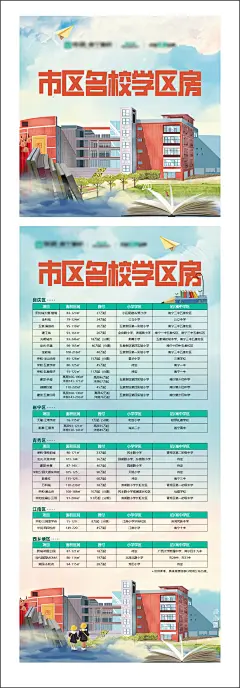 名校学区房海报-志设网-zs9.com