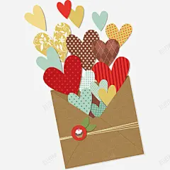 手绘情书爱情传递 文字 深情 温暖 甜蜜 红色爱心 元素 免抠png 设计图片 免费下载 页面网页 平面电商 创意素材