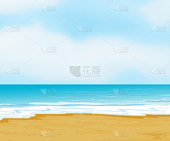 花瓣素材-风景素材采集到海滩沙滩-图片