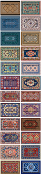 复古中国风传统欧式花纹地毯地砖矢量图案EPS素材-淘宝网