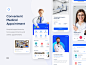 Medilab - Super Medical App UI Kit - Figma Resources : This is an application that covers many topics related to health and health. The application synthesizes the main features including: Book an appointment at a hospital, book a home appointment, book a