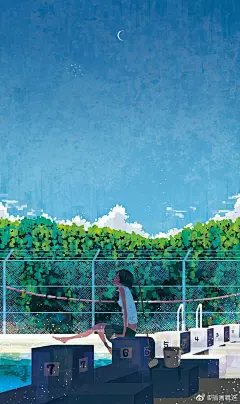 夏日的生活片段插画，生活永远是创作灵感最丰富的源泉，每一幅画都充满了生活的美好气息～惬意且治愈，让人感受到了画中的美好氛围来自插画师joze_phine_#画里的故事##插画分享# ​​​​