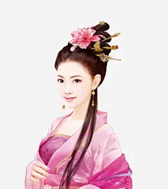 古典美女_新图网 https://ixintu.com 古装 古代 中国风 美女 古典 手绘 插画 女