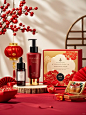 AI电商场景图|新年红 - 小红书