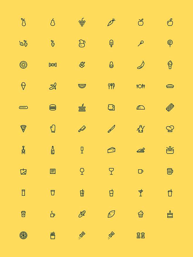 Foodie icons 2