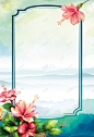 水墨花卉海报背景高清素材 淘宝 设计图片 页面网页 平面电商 创意素材