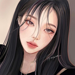 白驹过隙丶梨花泪う采集到现代手绘_帅哥美女丶