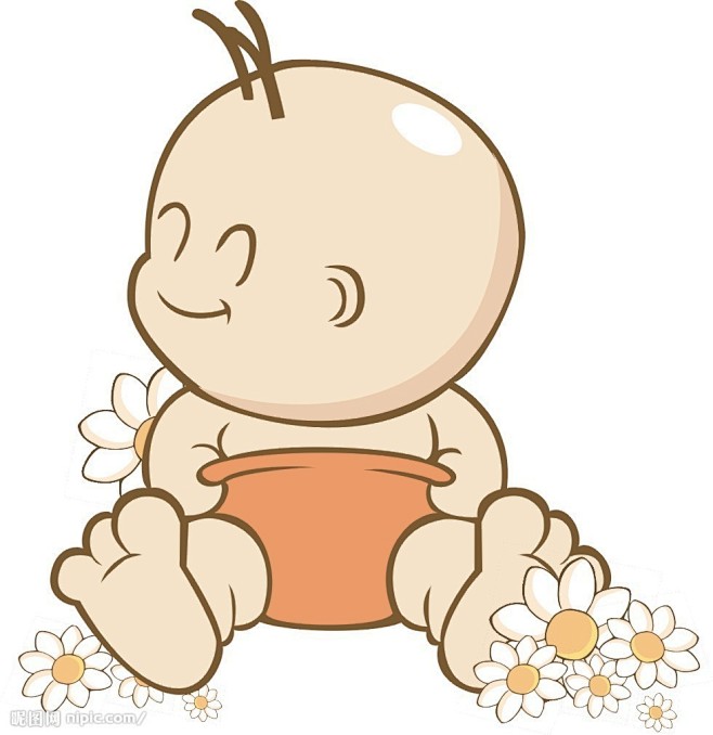 卡通婴儿