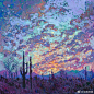 斑斓绚丽的天际 . Erin Hanson ​ ​​​​