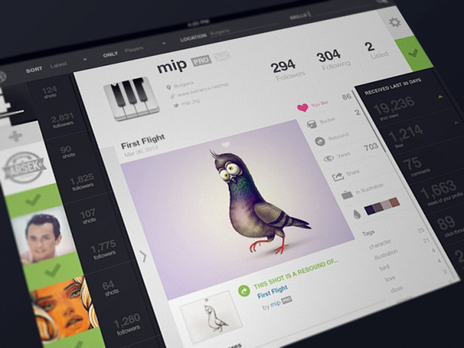 Search Dribbble Play...