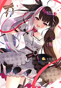 二次元动漫女孩  - 源文件下载【酷图网】女孩,漫画,动漫,精美,壁纸,二次元,色彩,可爱