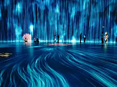 油罐中的水粒子世界, 消除作品的边界 / Universe of Water Particles in the Tank ...