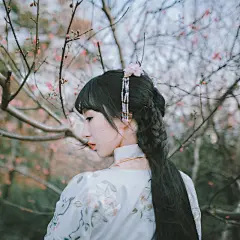 《问梅》_人像_POCO摄影