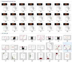 粉色樱花桃花瓣卡片请柬贺卡邀请感谢卡模板ai矢量平面设计素材图-淘宝网