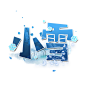 冬季标题设计二十四节气小雪艺术字