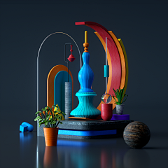夏天比钻石璀璨🎀采集到C4D