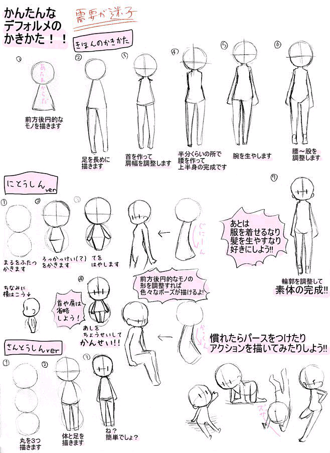 Q版人物绘画教程1
