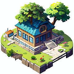 上海大魔王采集到自制AI模型建筑场景