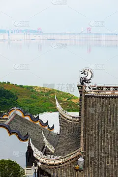 中国古典屋顶和三峡大坝