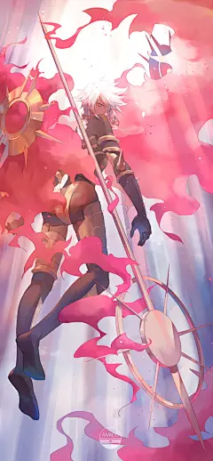 Fate/Grand Order 迦尔纳 同人图 插画 壁纸 | 光 | 半次元-第一中文COS绘画小说社区